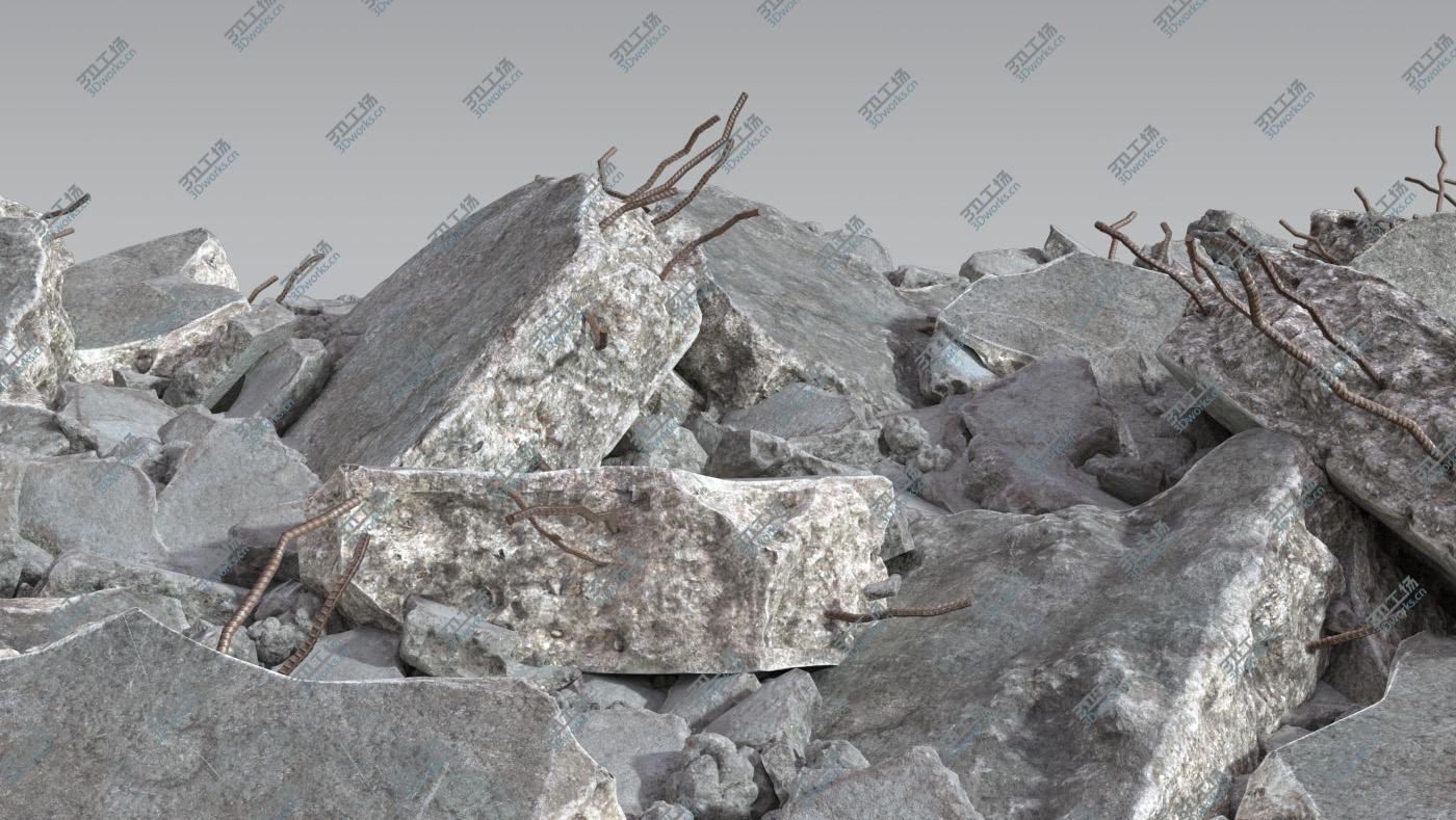 images/goods_img/202104021/3D model Ruin Debris Kit - Rubble C/2.jpg